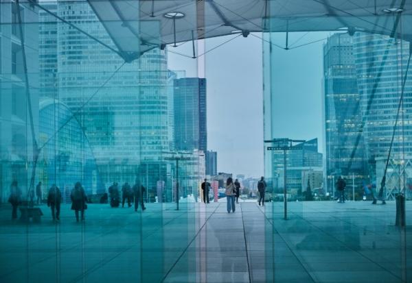 Le quartier d'affaires de La Défense, près de Paris, le 8 novembre 2024
