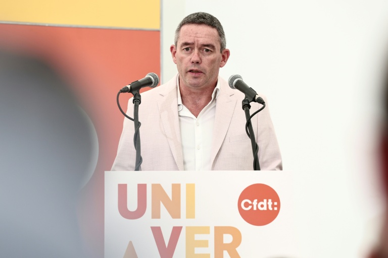 Le numéro deux de la CFDT, Yvan Ricordeau, le 26 août 2025, à Boissy-la-Riviere, dans l'Essonne