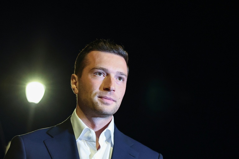 Le président du Rassemblement national Jordan Bardella à La Seyne-sur-Mer le 27 septembre 2026