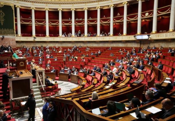 L'Assemblée nationale le 10 avril 2026, à Paris