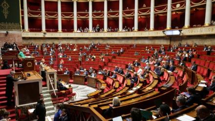 L'Assemblée nationale le 10 avril 2026, à Paris