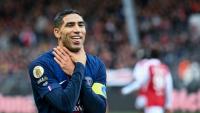 Achraf Akimi, auteur d'un doublé pour le PSG à Brest, le 25 octobre 2025