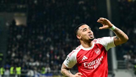 L'attaquant brésilien d'Arsenal Gabriel Jesus après son doublé contre l'Inter Milan, au stade San Siro en Ligue des champions le 20 janvier 2026