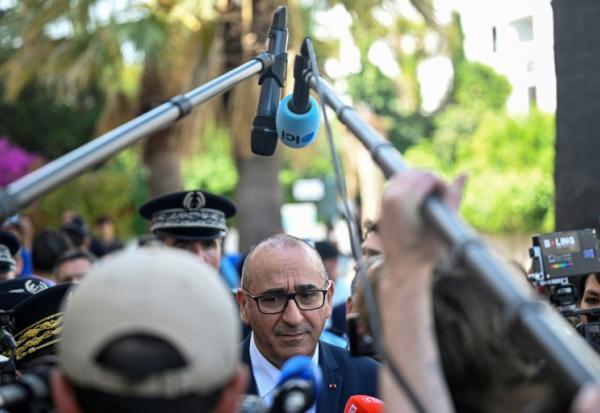 Le ministre de l'Intérieur Laurent Nuñez le 28 mai 2026 à Nice