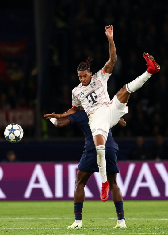 Le milieu français du Bayern Munich Michael Olise lors de la victoire face au Paris SG 2-1 en Ligue des champions, le 4 novembre 2025 au Parc des Princes