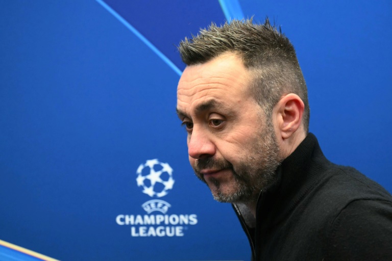 L'entraîneur de l'OM Roberto De Zerbi après l'élimination de son équipe de la Ligue des champions, le 28 janvier 2026