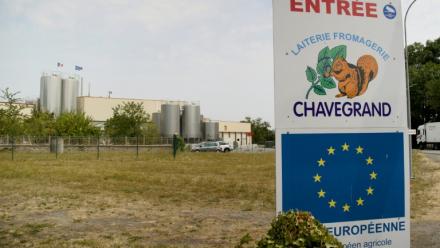 L'entrée du site de Chavegrand, le 13 août 2025, à Maison-Feyne, dans la Creuse
