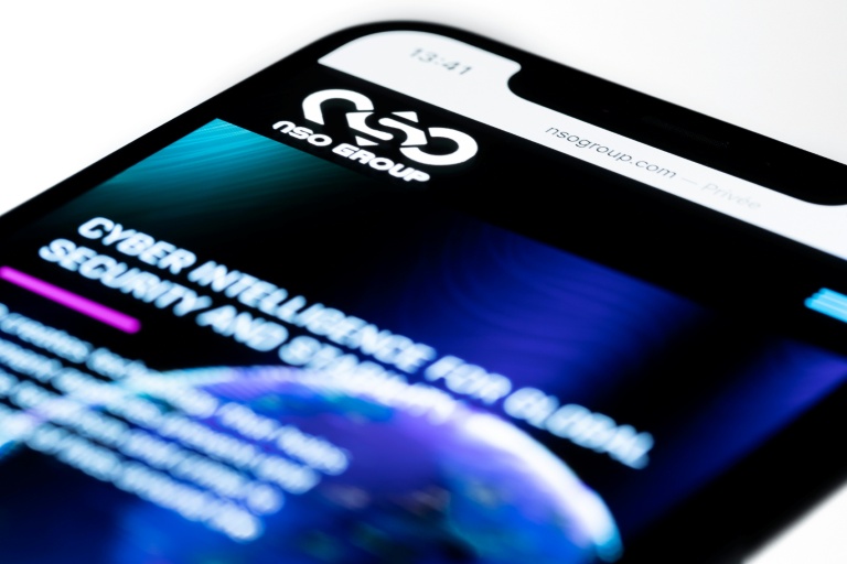 Le site web du groupe israélien NSO, propriétaire du logiciel espion 