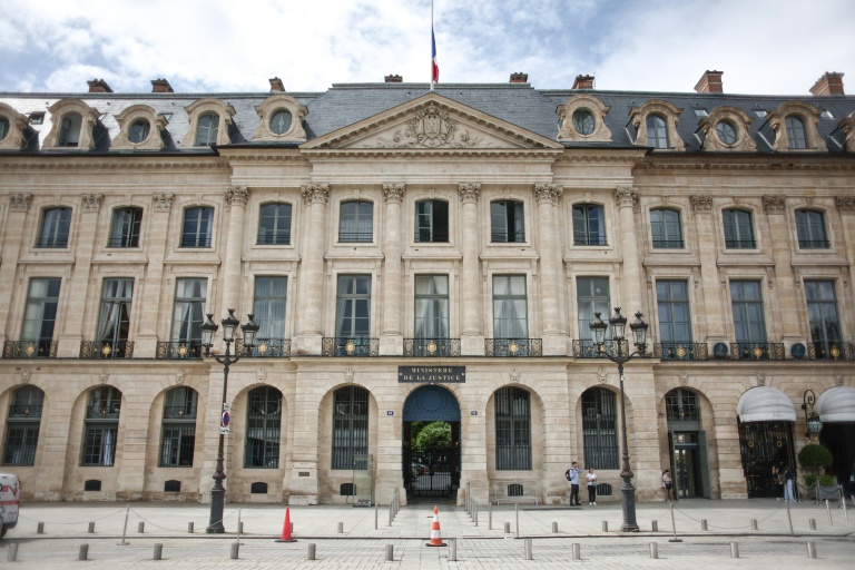 Le ministère de la Justice à Paris, le 7 juillet 2025