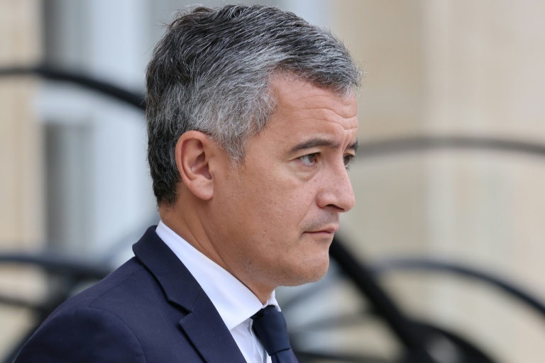 Le mnistre de la Justice, Gérald Darmanin, à la sortie de l'Elysée, le 10 juin 2026 à Paris
