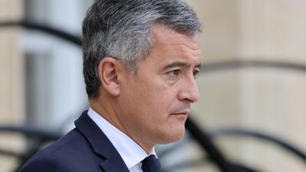 Le mnistre de la Justice, Gérald Darmanin, à la sortie de l'Elysée, le 10 juin 2026 à Paris