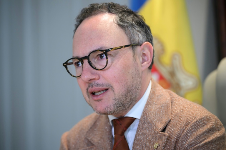 Le chef du gouvernement d'Andorre, Xavier Espot Zamora, le 26 mars 2026 à Andorre