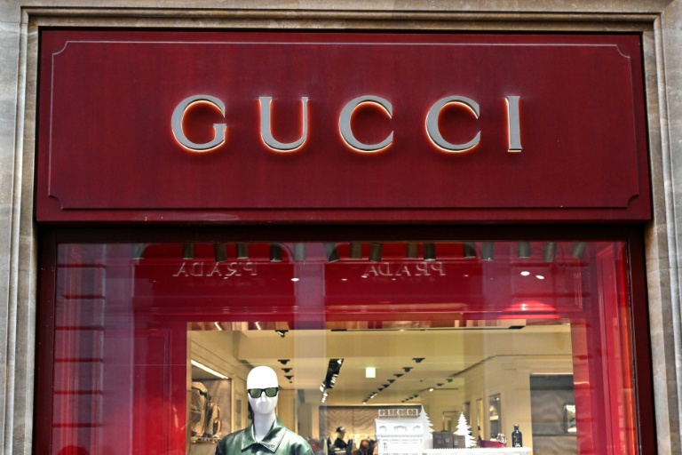 Boutique Gucci, sur la Via dei Condotti, dans le centre de Rome, le 11 novembre 2024.