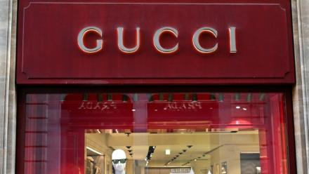 Boutique Gucci, sur la Via dei Condotti, dans le centre de Rome, le 11 novembre 2024.
