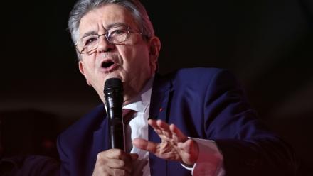 Jean-Luc Melenchon (LFI) à la fête de l'Humanité, qui s'est tenue à Plessis-Pate (sud de Paris),le 11 septembre 2026