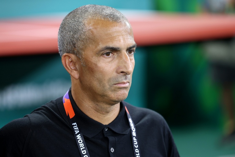 Le sélectionneur de la Tunisie Sabri Lamouchi lors de la rencontre face à la Suède, à Guadalupe, au Mexique, le 14 juin 2026  
