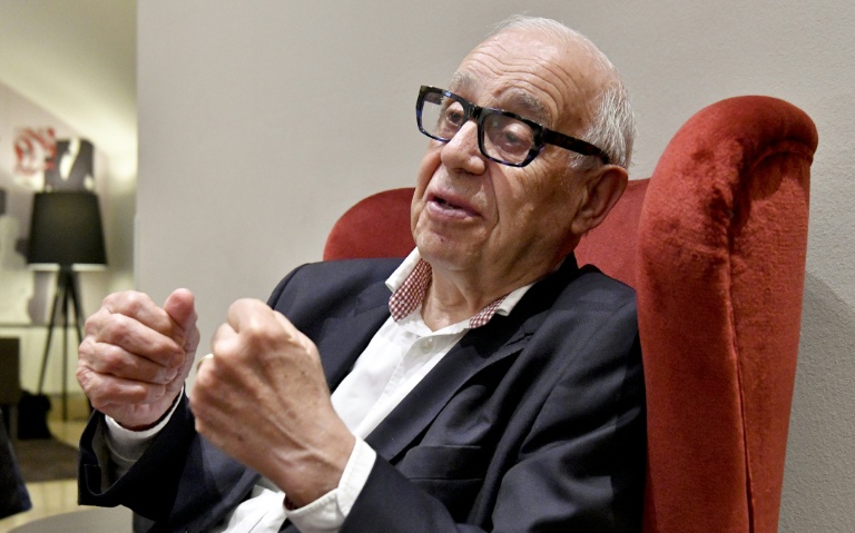 Le sociologue suisse Jean Ziegler, le 2 avril 2019 à Vienne, en Autriche