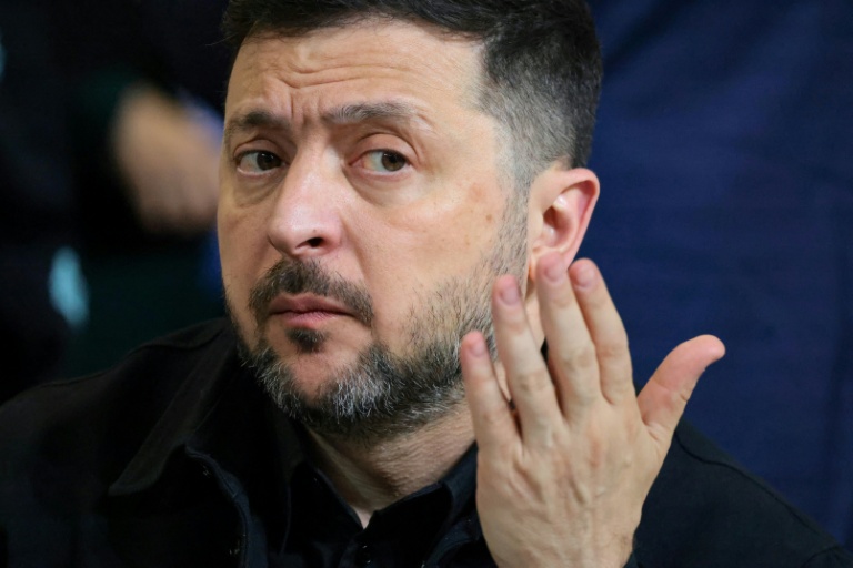 Le président ukrainien Volodymyr Zelensky à Erevan, le 4 mai 2026 en Arménie
