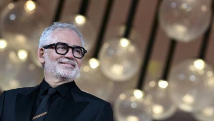 Le réalisateur français Stéphane Brizé lors de la montée des marches pour la projection du film "Un bon petit soldat", présenté en compétition à la 83e édition de la Mostra de Venise, le 9 septembre 2026