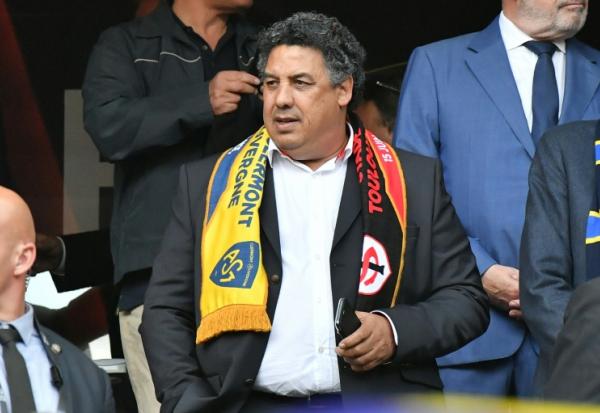 le rugbyman Serge Blanco au stade de France à Saint-Denis pour la final du TOP 14, le 15 juin 2019