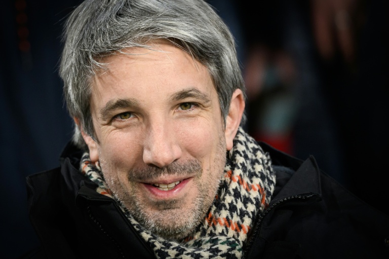 L'humoriste Guillaume Meurice assiste à un match de football au stade Roazhon Park à Rennes (Ille-et-Vilaine), le 5 mars 2023