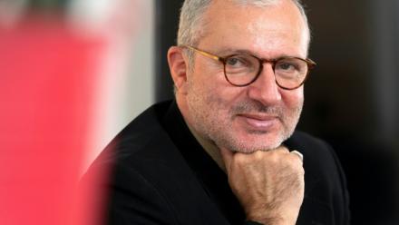 Le maire LREM de Nevers Denis Thuriot, le 28 avril 2021, à Nevers dans la Nièvre