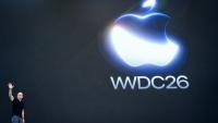 Le PDG d'Apple, Tim Cook, lors de l dernière conférence mondiale des développeurs Apple (WWDC) à l'Apple Park de Cupertino, en Californie, le 8 juin 2026