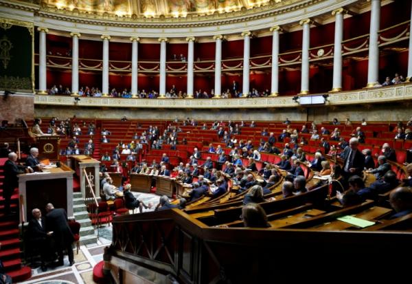 A l'Assemblée nationale lors d'une séance de questions au gouvernement, à Paris le 13 novembre 2024