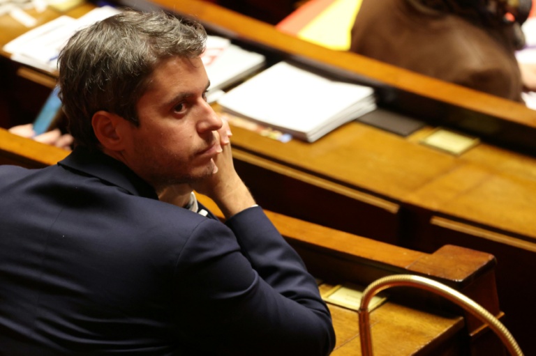 Gabriel Attal, président du groupe parlementaire Ensemble pour la République, à l'Assemblée nationale, le 26 janvier 2026 à Paris