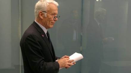 Le président du Medef Patrick Martin, le 15 avril 2026 à Paris.