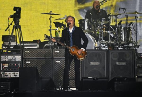 Paul McCartney en concert à Mexico, le 17 novembre 2024