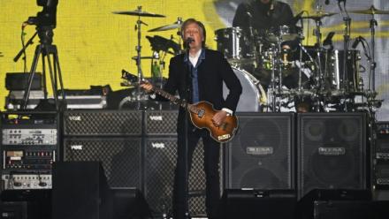 Paul McCartney en concert à Mexico, le 17 novembre 2024
