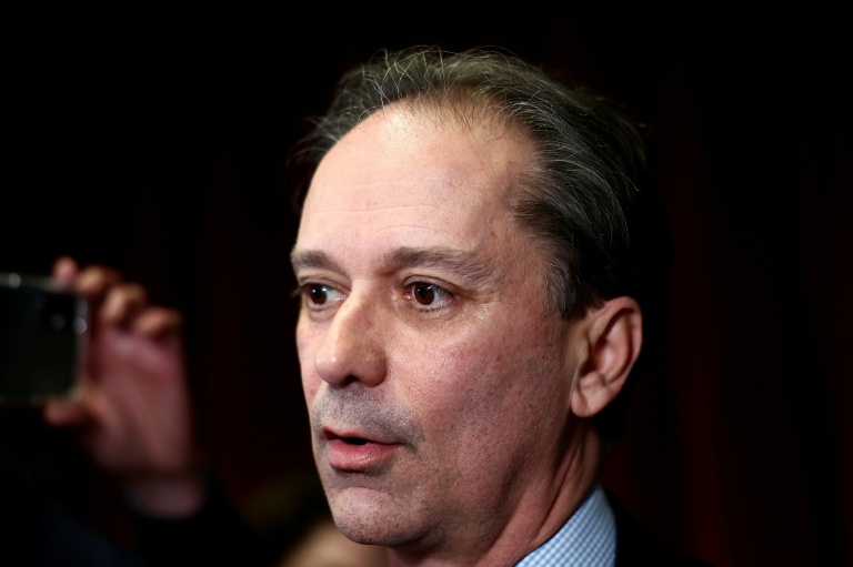 Le maire de Lens Sylvain Robert, le 15 mars 2026 à Lens, dans le Pas-de-Calais