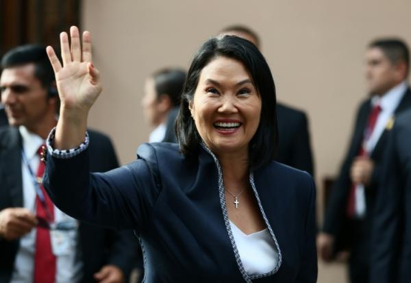 La présidente élue de droite Keiko Fujimori à Lima le 27 juillet 2026