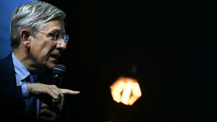 Charles de Courson, député Liot lors du "Sommet des Libertés" à la salle de concert du Casino de Paris, le 24 juin 2025