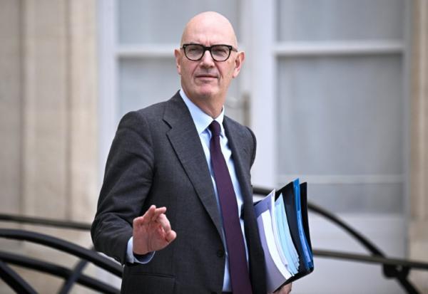 Le ministre de l'Economie Roland Lescure à l'Elysée, le 14 octobre 2025