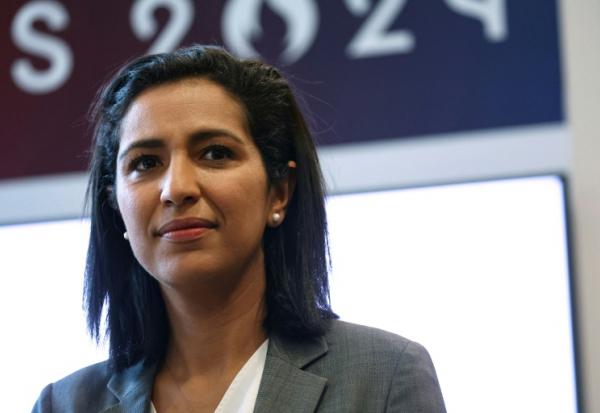 Sarah El Haïry le 23 septembre 2024 à Paris