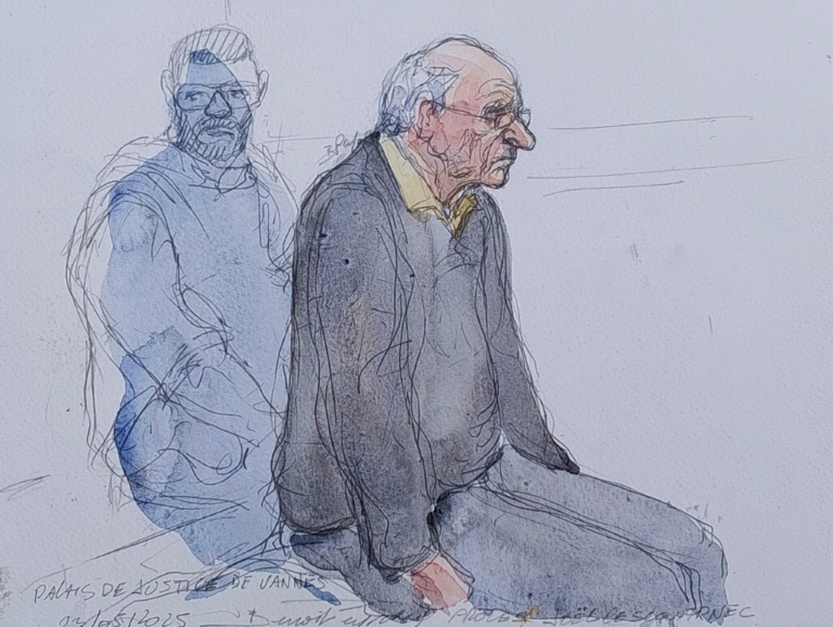 Le chirurgien retraité Joel le Scouarnec lors de son procès le 23 mai 2025