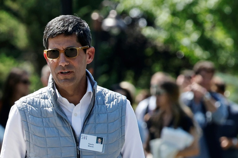 Kevin Warsh, désigné par Donald Trump pour prendre la tête de la Fed en mai 2026, le 10 juillet 2024 à Sun Valley, dans l'Idaho