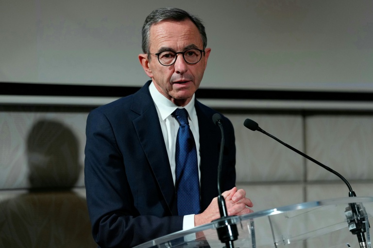 Le candidat LR à la présidentielle Bruno Retailleau à Paris le 14 octobre 2026