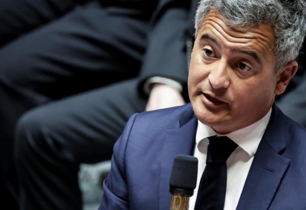 Le ministre de la Justice Gérald Darmanin, à Paris, le 28 avril 2026