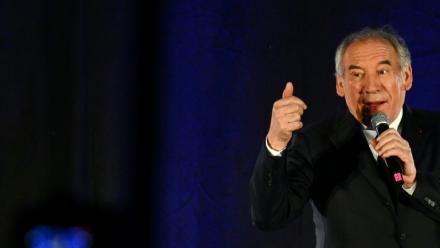 François Bayrou à Pau dans les Pyrénées-Atlantiques le 12 mars 2026
