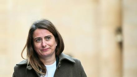 Marine Tondelier, patronne des Ecologistes, le 11 mars 2026 à Paris