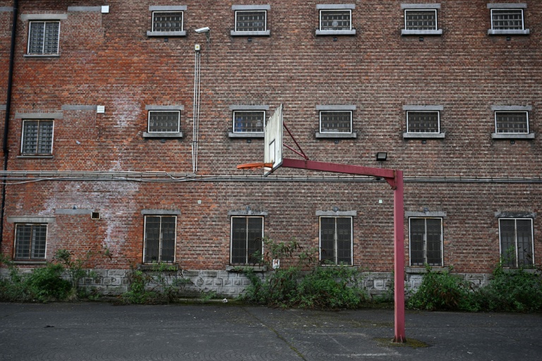 La prison désaffectée de Forest, à Bruxelles, le 31 mars 2026