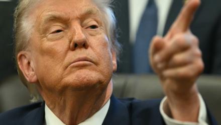 Le président américain Donald Trump le 3 décembre 2025, à Washington, aux Etats-Unis