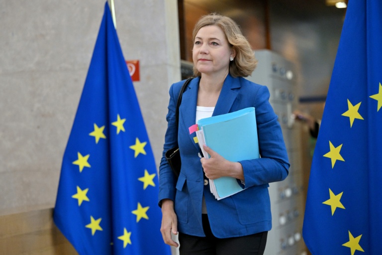 La vice-présidente de la Commission européenne Henna Virkkunen