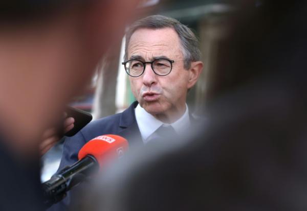 Le président du parti Les Républicains (LR) et candidat à la présidentielle, Bruno Retailleau, à Paris le 18 septembre 2026