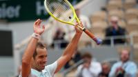 Richard Gasquet après sa victoire au premier tour de Roland-Garros face à son compatriote Terence Atmane, le 26 mai 2025 à Paris