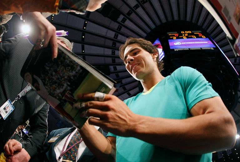 Rafael Nadal au Madison Square Garden, à New York, le 4 mars 2013