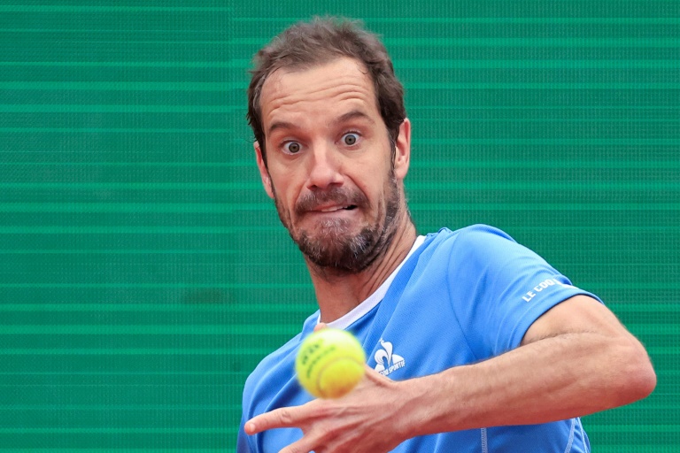 Richard Gasquet lors du dernier Masters 100 de Monte-Carlo, le 9 avril 2025